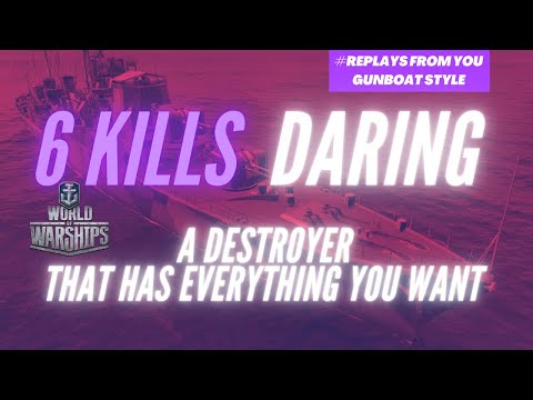World of Warships DARING : What is the BEST Destroyer in wows? #wows #worldofwarships #gaming