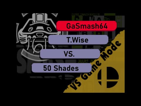 GA Smash64 11_25_23 Monthly Bracket Round 1 (T.Wise Vs. 50 Shades Of Cray)