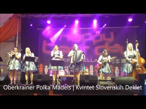 Die Oberkrainer Polka Mädels ( Kvintet Slovenskih Deklet ) - ITALY ( June 2015 LIVE )