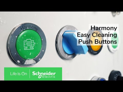 Harmony Easy Cleaning Push Button | Schneider Electric