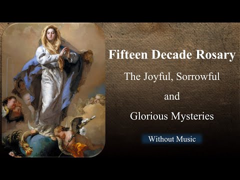 Traditional 15 Decade Rosary - Without Music