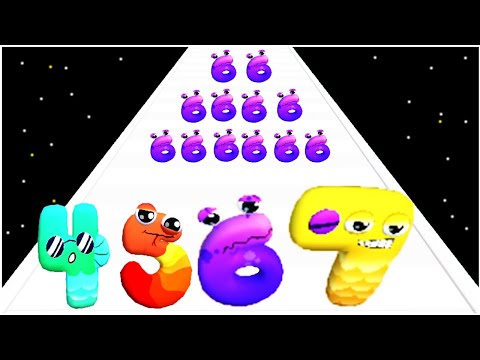 Number Run Merge 3D Math - Gameplay Walkthrough - Levels 21-30