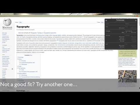 Fontoscope by Paratype