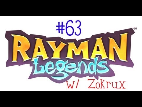 Rayman Legends Walkthrough Part 63: The Great Lava Pursuit INVADED [OLYMPUS MAXIMUS] - NO COMMENTARY