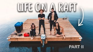 48 Hours Living on a Raft with Kara &amp; Nate