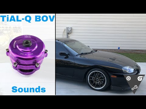 TiAL Q BOV Sound on a 500hp MKIV Supra (In-Car POV, Outside Car, Close Up)