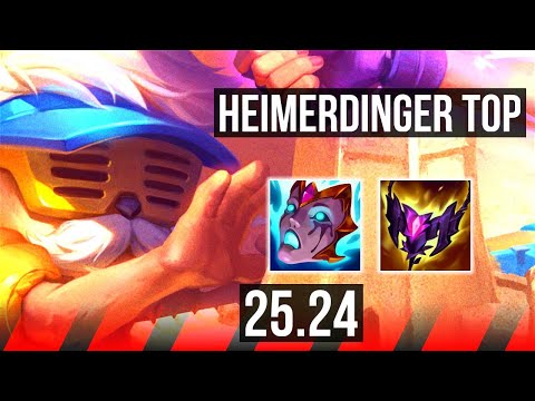 HEIMERDINGER vs MORDEKAISER (TOP) | Good KDA: 11/1/2 | KR Diamond | 25.24