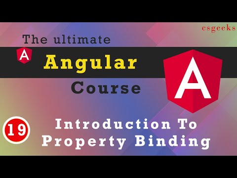 Angular 9 Tutorial 19 Property Binding