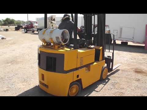 DB1695 Caterpillar LP T50B Triple mast 5000 lb forklift