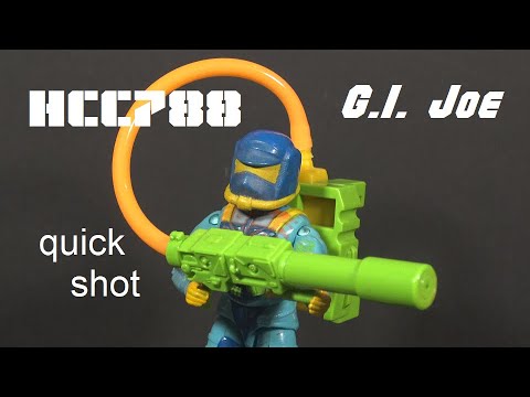 HCC788 quick shot! 1991 OZONE - Vintage G.I. Joe action figure!