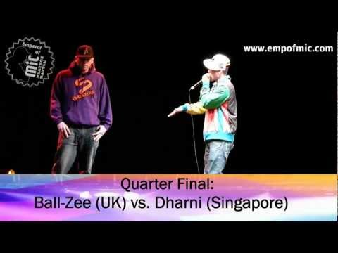 Beatboxing Dharni vs. Ball-Zee Emperor of MiC 2011 Quarter Final