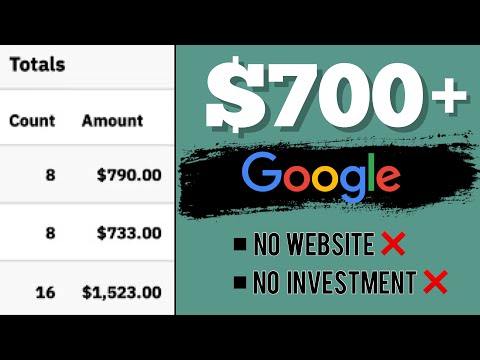 AUTOMATIC $700+ Using Google For FREE | Make Money Online | Earn Money Online