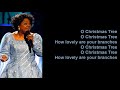 O Christmas Tree by Shirley Caesar (Lyrics)
