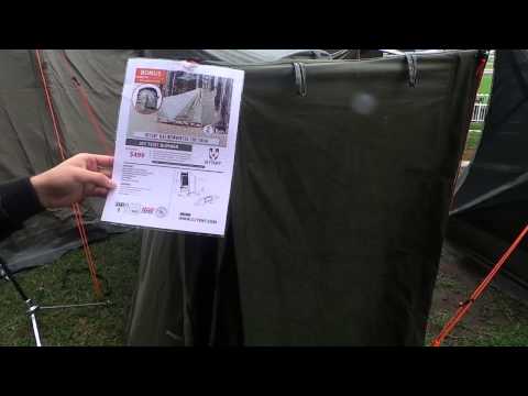 Oztent Jet Tent Bunker at the Rosehill Show-The NSW Caravan, Camping, RV and Holiday Supershow