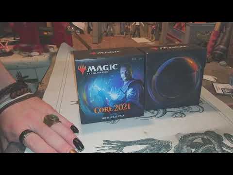 Magic The Gathering: Core Set 2021 Prerelease Pack Unboxing