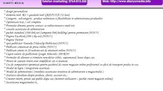 Creare magazin online - Dianys Media Solutions