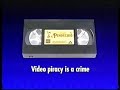 Disney Videos Anti Piracy Warning UK 1995 Pinocchio