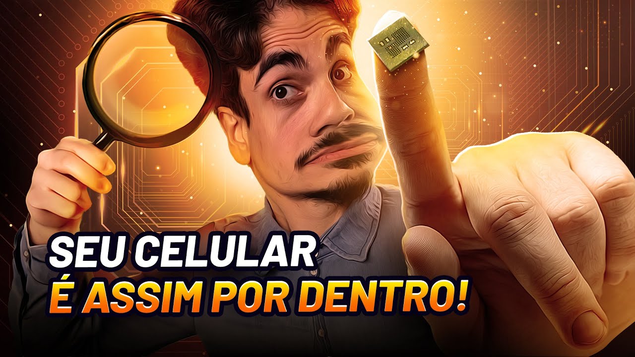 Seu celular é assim POR DENTRO no MICROSCÓPIO - O que são os NANÔMETROS dele? #NÉÓ