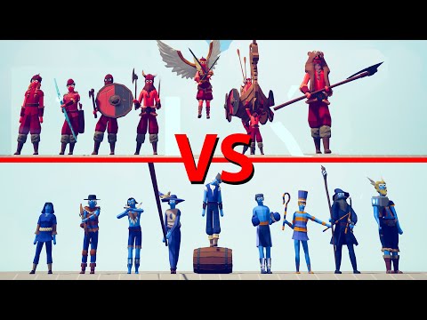 VIKING Team vs LEGACY Team - Totally Accurate Battle Simulator TABS