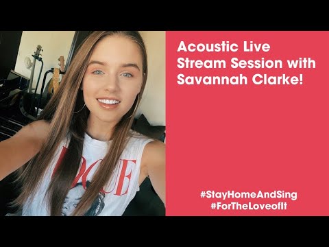 Now United x Pepsi - Acoustic Live Stream Session with Savannah Clarke!