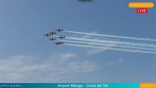 Malaga Airport - Highlights April 25, 2025 - Including the Spanish Air Force & Heli H130 & Big Ones