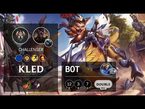 Kled Bot vs Ezreal - EUW Challenger Patch 10.12