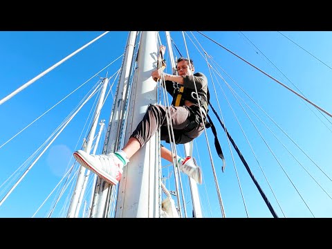 Sailboat REFIT #2 - We install a NEW B&G WIND INSTRUMENT up ON THE MAST | Sailing MAKANI Ep29