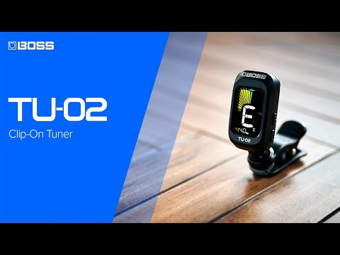 BOSS TU-02 Clip-On Tuner - Trusted BOSS quality
