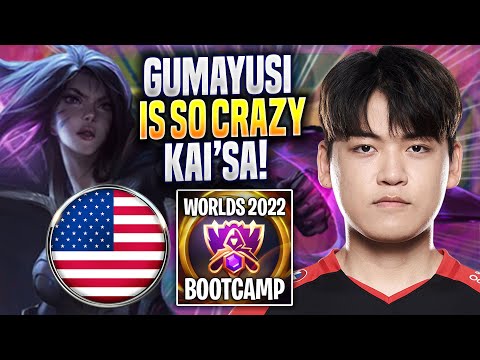 GUMAYUSI IS SO CRAZY WITH KAI'SA! - T1 Gumayusi Plays Kai'sa ADC vs Tristana! | Bootcamp 2022