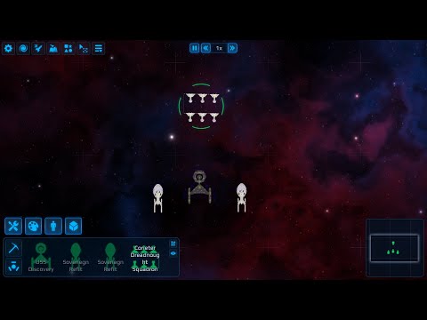 Cosmoteer, Star Trek vs  Corieter fleet