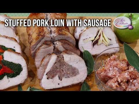 Stuffed Pork Loin with Sausage - Butterflied Pork Loin