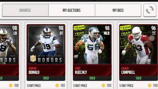 Selling off players in madden mobile