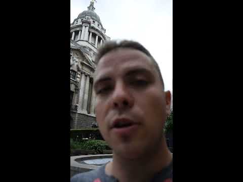 Brian watches a murder trial at the Old Bailey in London