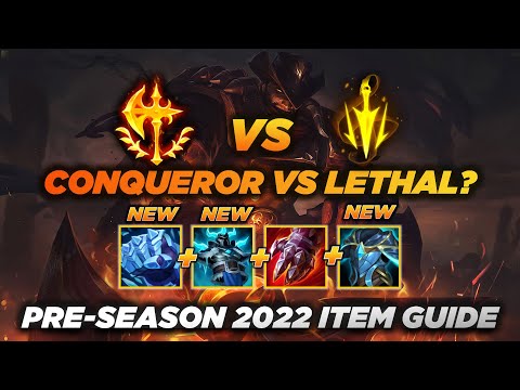 PREASEASON 2022 DARIUS BUILD GUIDE + LETHAL TEMPO VS CONQUEROR