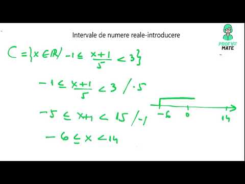 Intervale de numere reale- ex