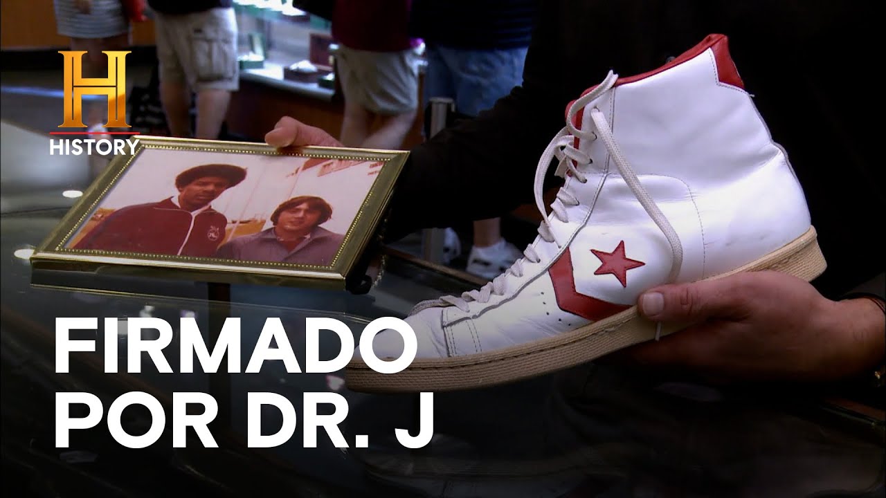 ZAPATO AUTOGRAFIADO POR DR. J - LO MEJOR DEL PRECIO DE LA HISTORIA