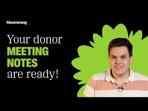 How AI Helps Nonprofits Prepare for Donor Meetings