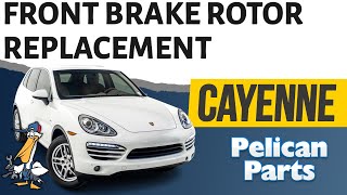Porsche Cayenne 958 Front Brake Rotor Replacement (2011-2019)