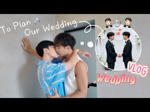 Wenn wir eine Hochzeit haben, möchtest du kommen? 🤵🏻❤️🤵🏻 Schwules Paar nimmt an einer Hochzeit teil