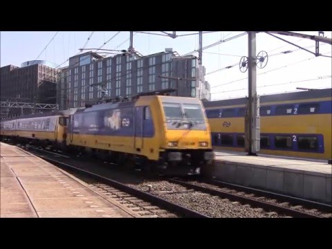 Treinen en Metro in Amsterdam 10 04 2016