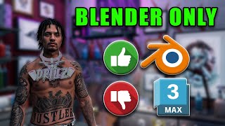 How to Rig FiveM Chains in Blender (No 3ds Max Needed!)