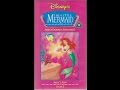 Opening To The Little Mermaid Ariel S Gift 1994 VHS UK