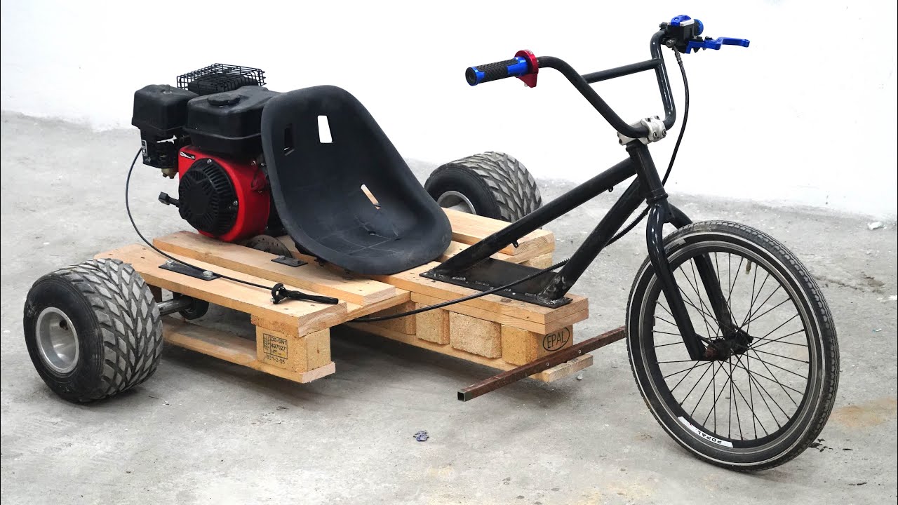 Homemade PALETTE  Drift TRIKE 200cc !?