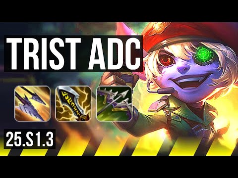 TRISTANA & Rakan vs EZREAL & Yuumi (ADC) | 9/0/3, 1100+ games, Legendary | KR Master | 25.S1.3