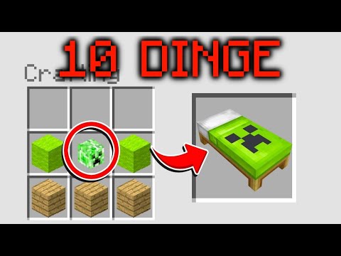 10 DINGE in MINECRAFT die du noch NICHT wusstest
