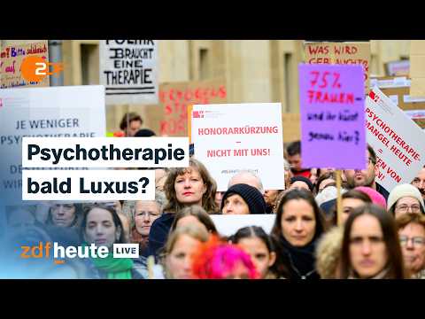 Video Thumbnail: Gesundheitsreform: Wie bei der Psychotherapie gespart werden soll | ZDFheute live