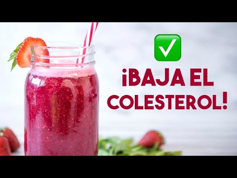 Juice to lower cholesterol and triglycerides 🍓✅