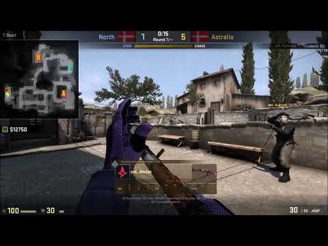 POV - Device (Astralis)(21-11) vs North / 16-10 / inferno / 05.10.2017 / 1080p 60fps