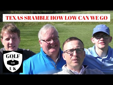 GOLF COURSE VLOG TEXAS SCRAMBLE .HOW LOW CAN WE SHOOT