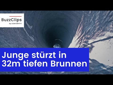 Junge stürzt in 32 Meter tiefen Brunnen